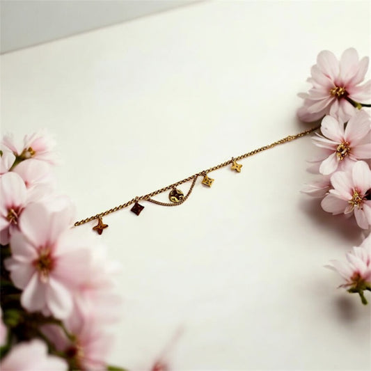 Gold Charm Bracelet