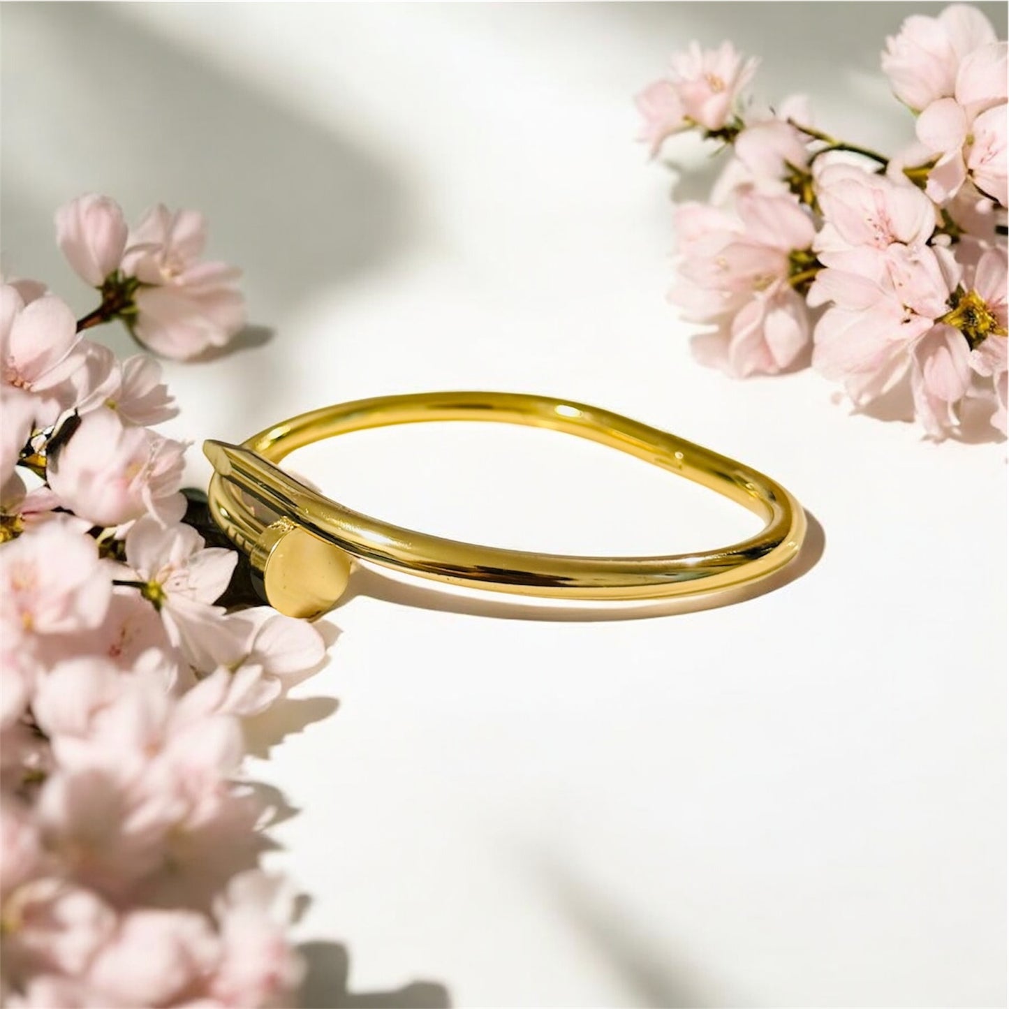 Gold Nail Bracelet