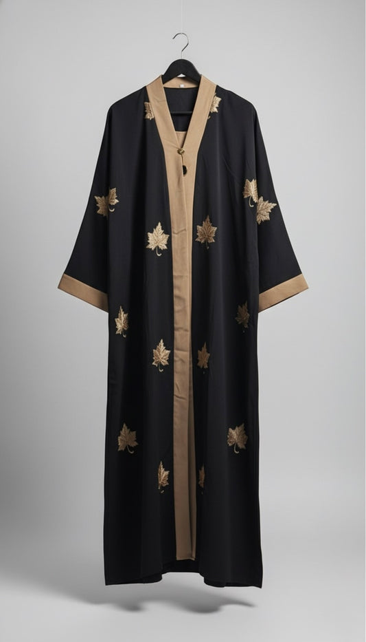 🖤Black Maple Leaf Embroidered Abaya
- Inner & Scarf Included | Free UK
Shipping